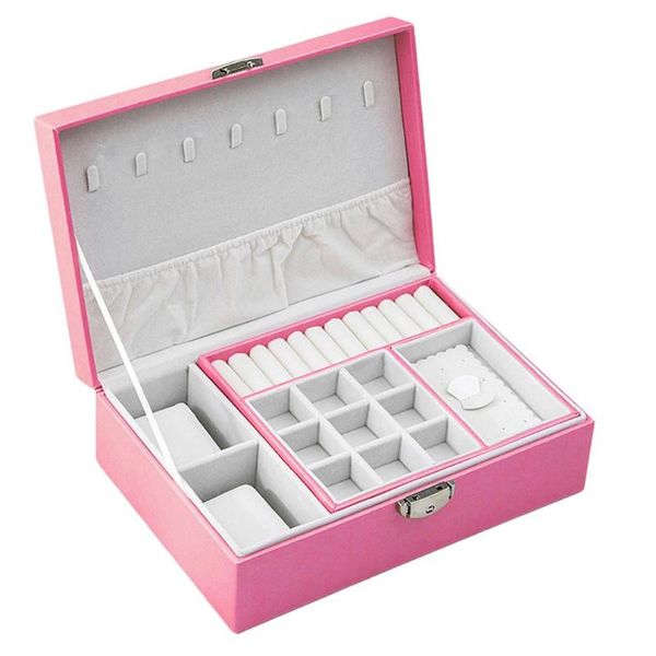 storage bags household portable creative jewelry box double-deck pu leather ring necklace rack
storage bags household portable creative jewelry box double-deck pu leather ring necklace rack