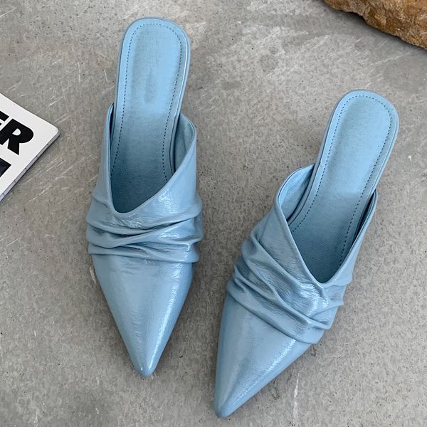 2021 women slippers fashion thin low heels sandals slippers shoes woman pleated slip on mules heel slides female casual slippers, Black
2021 women slippers fashion thin low heels sandals slippers shoes woman pleated slip on mules heel slides female casual slippers, Black
