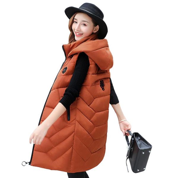 women's vests autumn winter vest women 2021 cotton padded warm thicken long womens hooded sleeveless jacket waistcoat female plus size, Black;white
women's vests autumn winter vest women 2021 cotton padded warm thicken long womens hooded sleeveless jacket waistcoat female plus size, Black;white