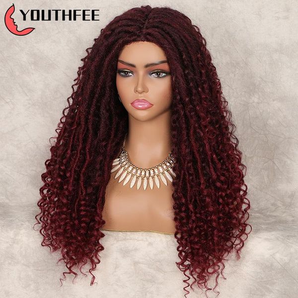 synthetic wigs youthfee dreadlocks braided lace part for black women 24" dreadlocs braid wig knotless braiding machine
synthetic wigs youthfee dreadlocks braided lace part for black women 24" dreadlocs braid wig knotless braiding machine