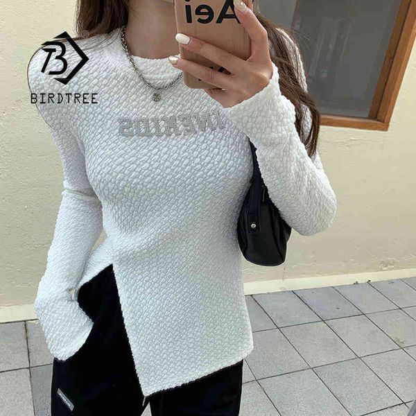 spring women's letter embroidered korean style t shirt slim long sleeve tee o neck casual all match slit lady t12988x 210416, White
spring women's letter embroidered korean style t shirt slim long sleeve tee o neck casual all match slit lady t12988x 210416, White