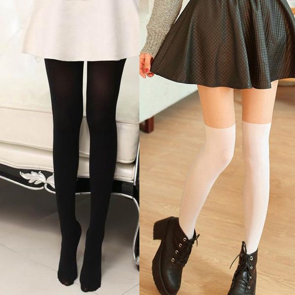 socks & hosiery girls women stitching false knee stockings tights fake high stocking pantyhose patchwork fishent mesh medias, Black;white
socks & hosiery girls women stitching false knee stockings tights fake high stocking pantyhose patchwork fishent mesh medias, Black;white