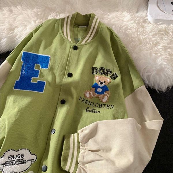 women's jackets oversized winter clothes bear embroidery jacket coat women hip hop streetwear button up 2021 fashion teens, Black;brown
women's jackets oversized winter clothes bear embroidery jacket coat women hip hop streetwear button up 2021 fashion teens, Black;brown