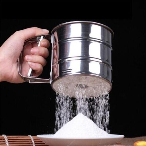 1pc kitchen steel stainless pastry icing sugar sifters sifter mesh shaker flour sieve powder strainer baking & tools
1pc kitchen steel stainless pastry icing sugar sifters sifter mesh shaker flour sieve powder strainer baking & tools