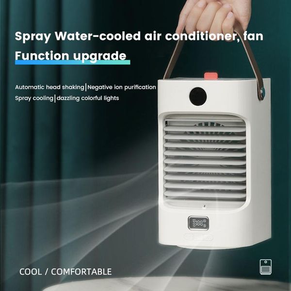 fans & coolings air fan deskshaking head water cooling with night light usb charging portable anion lazy cooler humidifier purifier
fans & coolings air fan deskshaking head water cooling with night light usb charging portable anion lazy cooler humidifier purifier