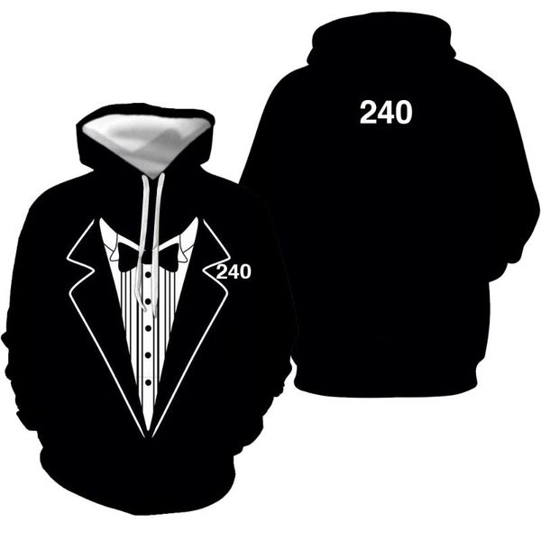 men's hoodies & sweatshirts 2021 squid game 3d print korean round six fake suits streetwear men women oversized hoodie tracksuits kids, Black
men's hoodies & sweatshirts 2021 squid game 3d print korean round six fake suits streetwear men women oversized hoodie tracksuits kids, Black
