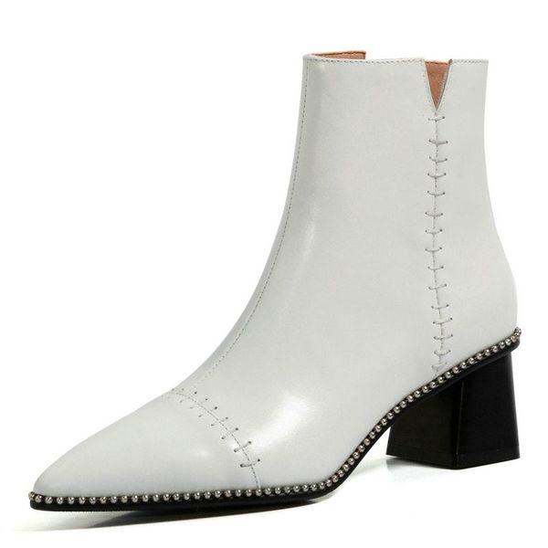 boots 2021 brand genuine leather pointed toe ankle fashion comfort square zipper black women spring shoes botines mujer 39
boots 2021 brand genuine leather pointed toe ankle fashion comfort square zipper black women spring shoes botines mujer 39