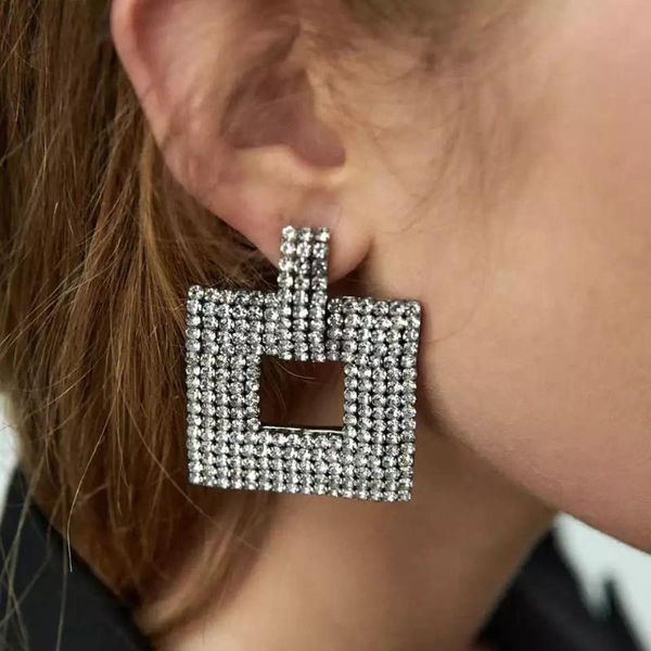 dangle & chandelier king shiny luxury crystal geometric earrings elegant sparkly rhinestone hollow square drop girls party jewelry, Silver
dangle & chandelier king shiny luxury crystal geometric earrings elegant sparkly rhinestone hollow square drop girls party jewelry, Silver