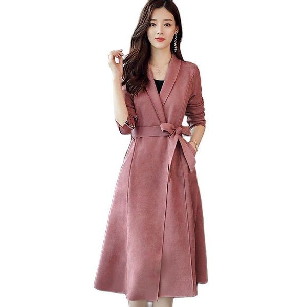 women's trench coats windproof overcoats women korean long 2021 spring autumn slim deerskin fleece windbreaker casual woolen, Tan;black
women's trench coats windproof overcoats women korean long 2021 spring autumn slim deerskin fleece windbreaker casual woolen, Tan;black