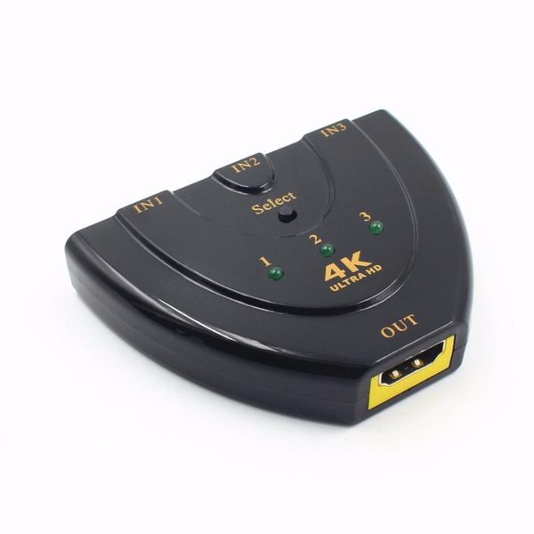 audio cables & connectors 4k*2k 3d mini 3 port switch 4k switcher splitter in 1 out hub for hdtv projector computer monitors
audio cables & connectors 4k*2k 3d mini 3 port switch 4k switcher splitter in 1 out hub for hdtv projector computer monitors