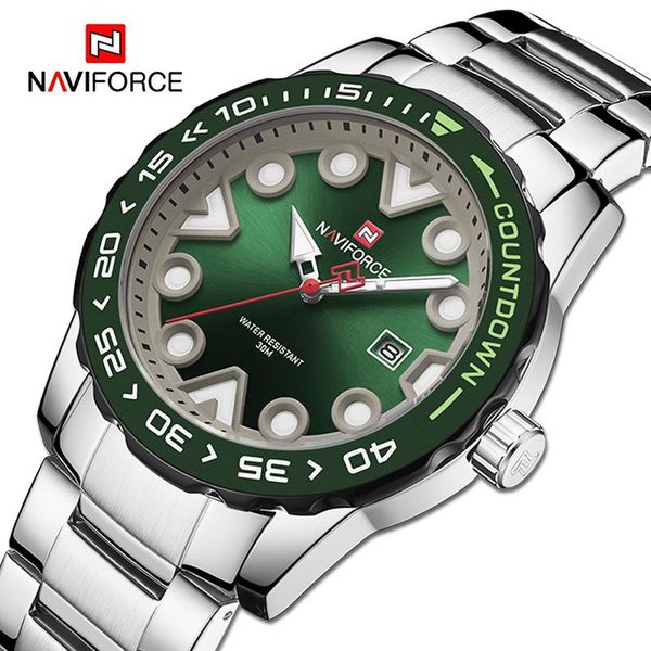 wristwatches naviforce casual watch for men luxury creative mens quartz wrist watches waterproof stainless steel clock male relogio masculin, Slivery;brown
wristwatches naviforce casual watch for men luxury creative mens quartz wrist watches waterproof stainless steel clock male relogio masculin, Slivery;brown
