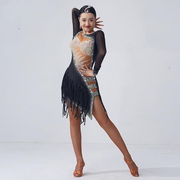 stage wear dresses for latin dancing ladies dances flamengo tango dress rumba/chacha l-2054, Black;red
stage wear dresses for latin dancing ladies dances flamengo tango dress rumba/chacha l-2054, Black;red