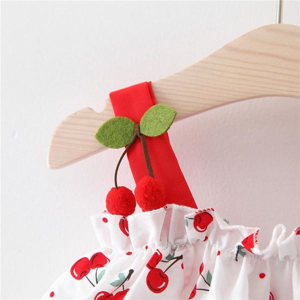 girl's dresses 2piece kids summer clothes dress toddler baby girls strap cherry ruched princess casual hat girl, Red;yellow
girl's dresses 2piece kids summer clothes dress toddler baby girls strap cherry ruched princess casual hat girl, Red;yellow