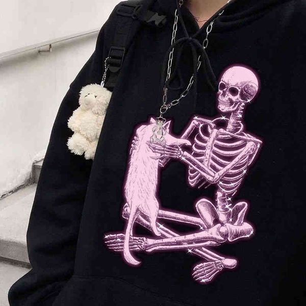 gothic street wear flame skull pullover sweatshirt jacket ulzzang hip-hop punk harajuku casual print loose women's hoodie, Black
gothic street wear flame skull pullover sweatshirt jacket ulzzang hip-hop punk harajuku casual print loose women's hoodie, Black