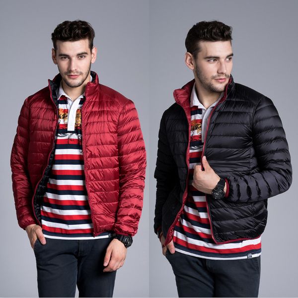 2018 autumn winter men down jacket white duck ultra light coats parkas male short outwear double coat plus size 3xl ab895, Black
2018 autumn winter men down jacket white duck ultra light coats parkas male short outwear double coat plus size 3xl ab895, Black