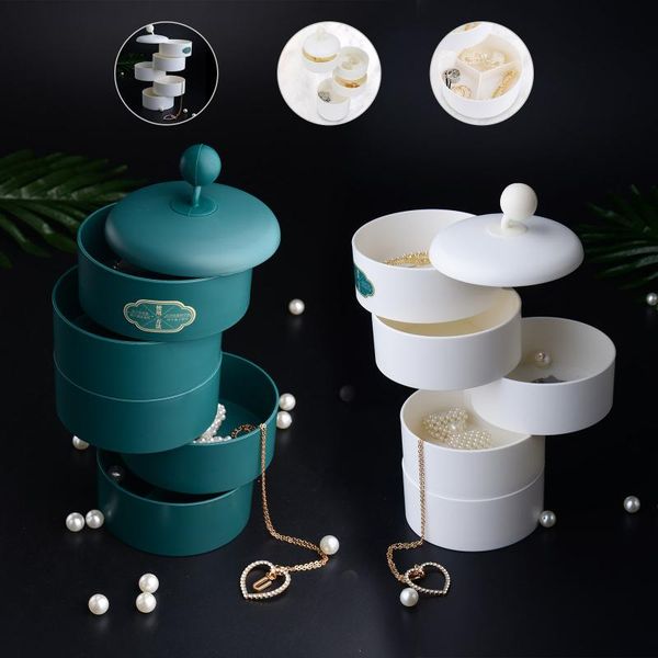 rotating 5 layer jewelry box cosmetic storage makeup earrings deskorganizer for necklace exquisite boxes & bins
rotating 5 layer jewelry box cosmetic storage makeup earrings deskorganizer for necklace exquisite boxes & bins