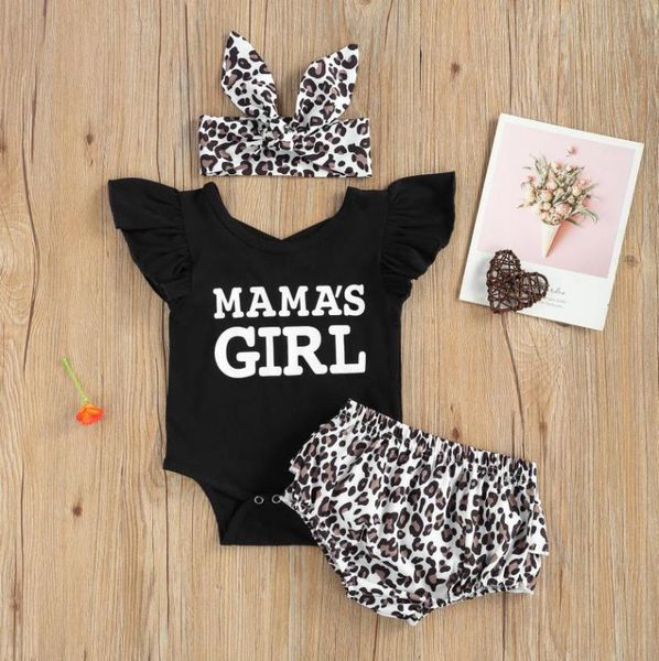 clothing sets baby girls summer outfits set ruffle sleeve letter print romper leopard bloomers headband, White
clothing sets baby girls summer outfits set ruffle sleeve letter print romper leopard bloomers headband, White