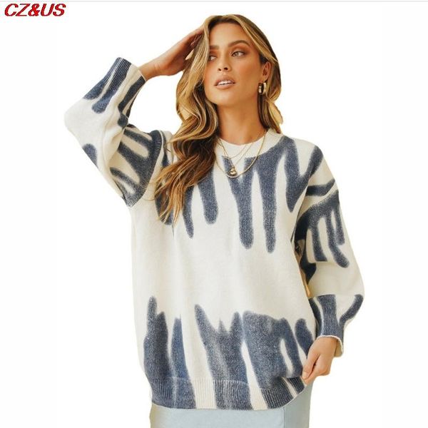 women's sweaters 2021 autumn winter print knitted sweater women elegant green striped oversized pullovers man loose long streetwear, White;black
women's sweaters 2021 autumn winter print knitted sweater women elegant green striped oversized pullovers man loose long streetwear, White;black