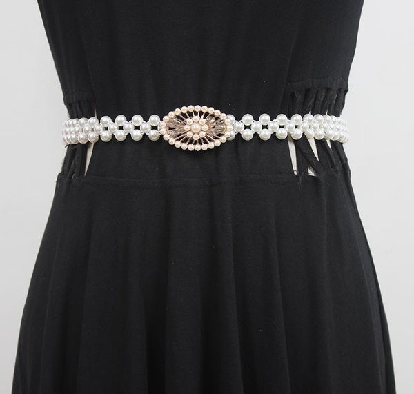 belts women's runway fashion pearl knitted elastic cummerbunds female dress coat corsets waistband decoration narrow belt r3573, Black;brown
belts women's runway fashion pearl knitted elastic cummerbunds female dress coat corsets waistband decoration narrow belt r3573, Black;brown