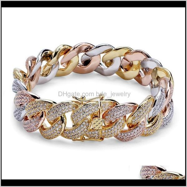 link bracelets jewelrythreecolor mens bracelet zircon hiphop cuban chain europe and america selling drop delivery 2021 kl4sw, Black
link bracelets jewelrythreecolor mens bracelet zircon hiphop cuban chain europe and america selling drop delivery 2021 kl4sw, Black