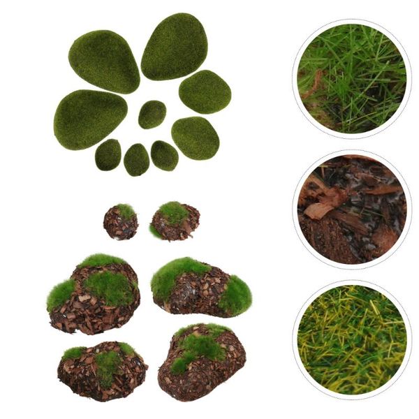 14pcs imitated mossy stone simulated plant adornment background decoration green decorative flowers & wreaths
14pcs imitated mossy stone simulated plant adornment background decoration green decorative flowers & wreaths