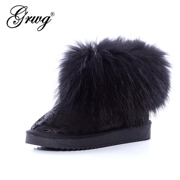 women boots 100% genuine leather real fur brand winter shoes warm black round toe casual plus size female snow
women boots 100% genuine leather real fur brand winter shoes warm black round toe casual plus size female snow
