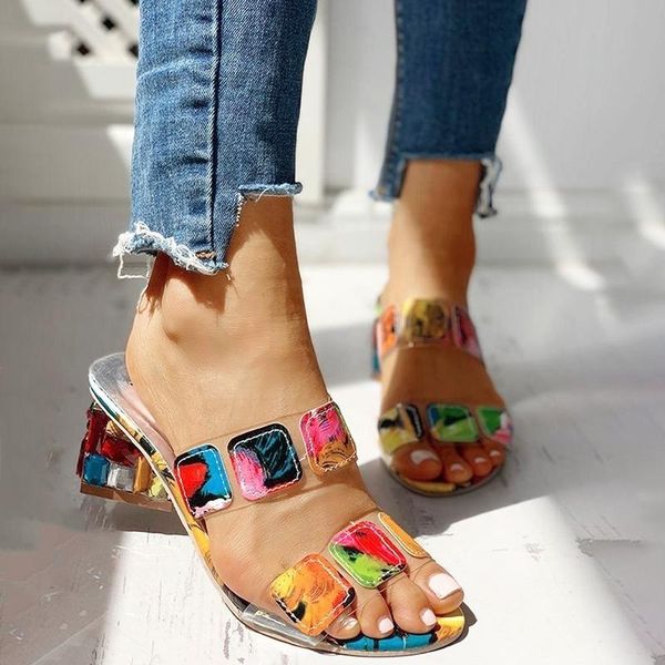 sandals fashion women square heels summer peep toe ladies multi colors wedge shoes sandalias de verano para mujer, Black
sandals fashion women square heels summer peep toe ladies multi colors wedge shoes sandalias de verano para mujer, Black