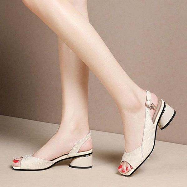 summer female sandals open toe pumps back strap mid heels dress shoes peep ladies sandalias mujer 9059l, Black
summer female sandals open toe pumps back strap mid heels dress shoes peep ladies sandalias mujer 9059l, Black