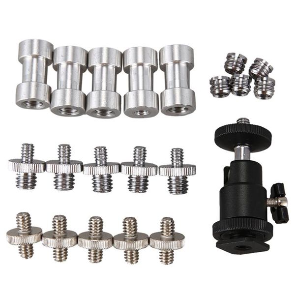 tripods camera screw, 21 pcs 1/4 inch 3/8 converter threaded screws 1/4inch shoe adapter mount ball head set camera/trip
tripods camera screw, 21 pcs 1/4 inch 3/8 converter threaded screws 1/4inch shoe adapter mount ball head set camera/trip