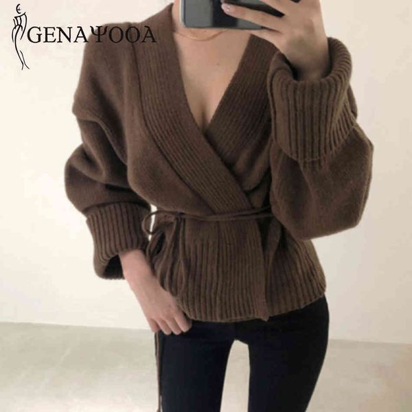 genayooa korean fashion v neck christmas sweater knit women winter clothes jumper streetwear cardigan femme 210417, White;black
genayooa korean fashion v neck christmas sweater knit women winter clothes jumper streetwear cardigan femme 210417, White;black