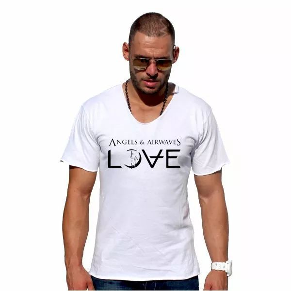 angels and airwaves love california cotton touch t ahirt men's cool tee, White;black
angels and airwaves love california cotton touch t ahirt men's cool tee, White;black