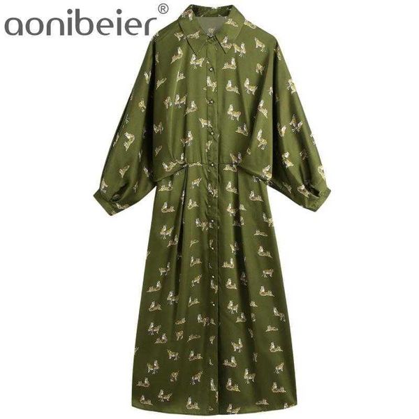 za green animal print shirt dres spring front button collar woman long balloon sleeve out going 210604, Black;gray
za green animal print shirt dres spring front button collar woman long balloon sleeve out going 210604, Black;gray
