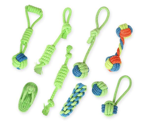 13pack dog toy puppies chew tooth cleaning cotton rope with handle knot bite resistant ball teeth molars pet toys ball for small dogs
13pack dog toy puppies chew tooth cleaning cotton rope with handle knot bite resistant ball teeth molars pet toys ball for small dogs