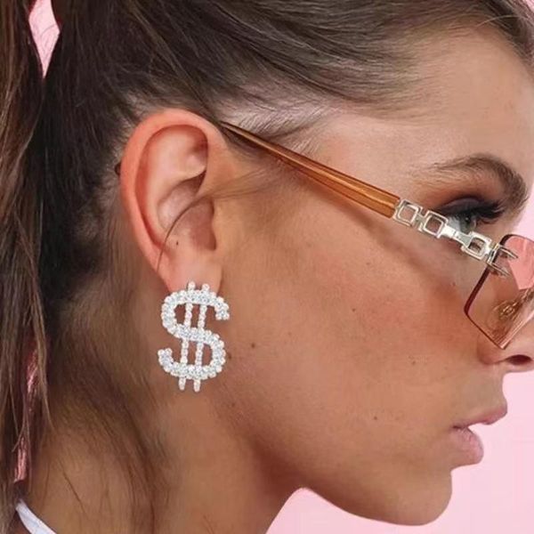 stud fashion super shiny rhinestone dollar pendant women's earrings charm declaration jewelry gifts, Golden;silver
stud fashion super shiny rhinestone dollar pendant women's earrings charm declaration jewelry gifts, Golden;silver