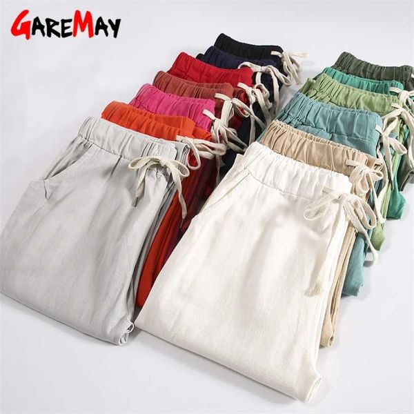 korean fashion harajuku cotton linen pants for women loose casual color harem plus size 's summer trouser 211007, Black;white
korean fashion harajuku cotton linen pants for women loose casual color harem plus size 's summer trouser 211007, Black;white