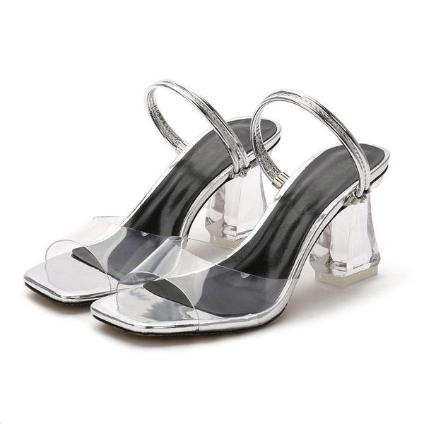 dress shoes nikali fashion high heel crystal with women's transparent sandals jelly ladies 2 kinds of wearing methods, Black
dress shoes nikali fashion high heel crystal with women's transparent sandals jelly ladies 2 kinds of wearing methods, Black