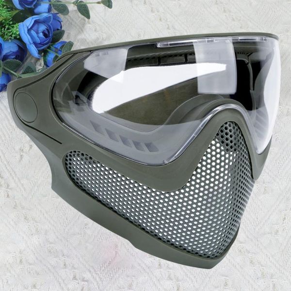 dual mode combat mask outdoor game gear steel screen protective for man (olive gree hats, Black;white
dual mode combat mask outdoor game gear steel screen protective for man (olive gree hats, Black;white