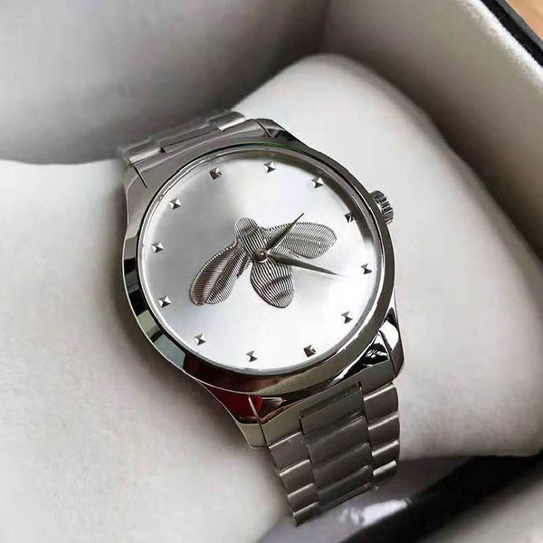 luxury wristwatches lovers couples style 38mm 28mm quartz watches silver case mens women wristwatch montre de luxe, Slivery;brown
luxury wristwatches lovers couples style 38mm 28mm quartz watches silver case mens women wristwatch montre de luxe, Slivery;brown