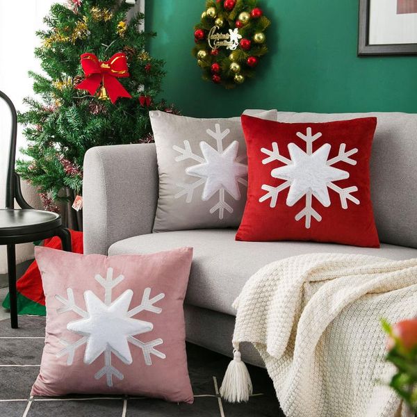 cushion/decorative pillow christmas velvet pillowcase embroidery snowflake cushion cover home decorations for sofa living room bedroom chair
cushion/decorative pillow christmas velvet pillowcase embroidery snowflake cushion cover home decorations for sofa living room bedroom chair