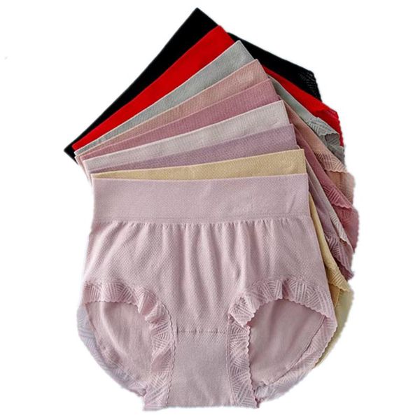 women's panties 2022 women seamless color cotton mid waist underwear for female large size set underpant lingerie, Black;pink
women's panties 2022 women seamless color cotton mid waist underwear for female large size set underpant lingerie, Black;pink