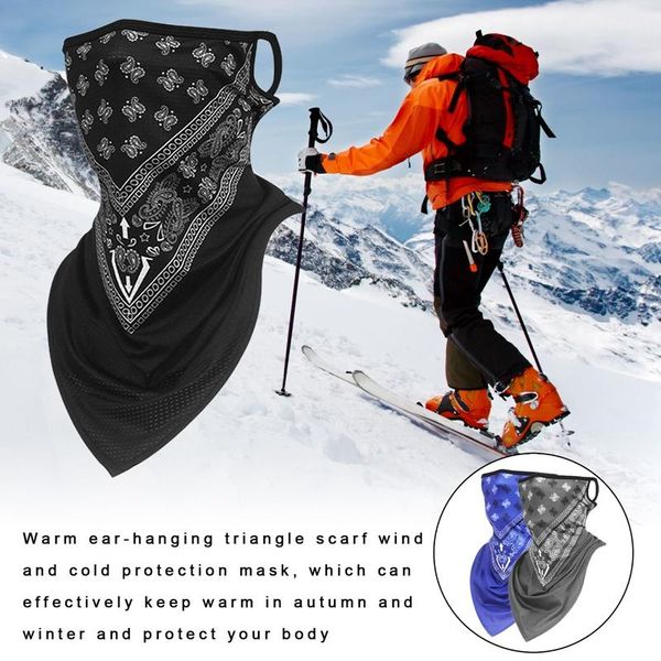 for face cover sports bandana hairband head scarf triangle neck tube ear hanging windproof bicycle ski warmer masks cycling caps &, Black
for face cover sports bandana hairband head scarf triangle neck tube ear hanging windproof bicycle ski warmer masks cycling caps &, Black