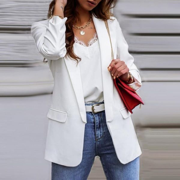 women's suits & blazers women jacket blazer thin chic lady autumn lapel solid color slim fits coat skin-friendly long sleeve, White;black
women's suits & blazers women jacket blazer thin chic lady autumn lapel solid color slim fits coat skin-friendly long sleeve, White;black