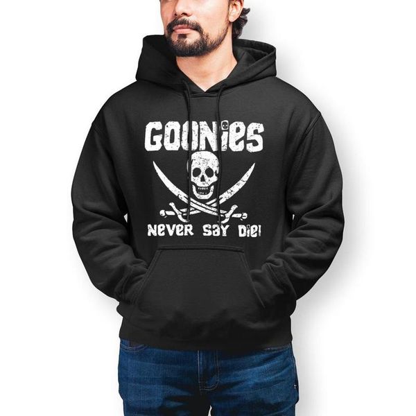 men's hoodies & sweatshirts goonies never say die hoodie cult film loose warm long sleeve cotton pullover men xxxl, Black
men's hoodies & sweatshirts goonies never say die hoodie cult film loose warm long sleeve cotton pullover men xxxl, Black