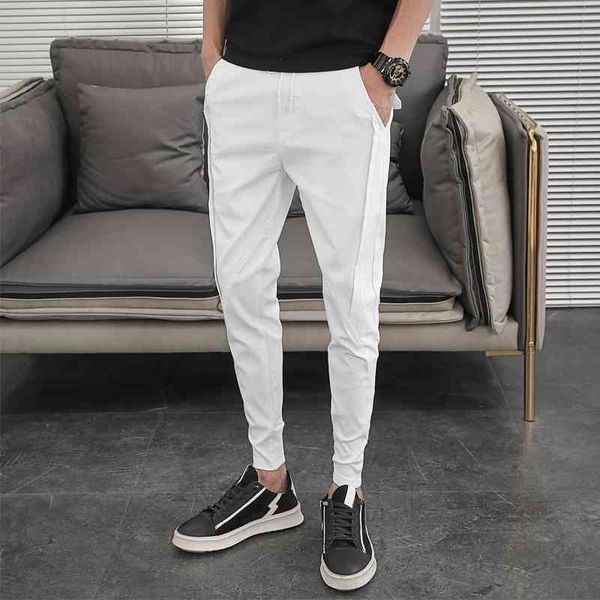 korean summer pants men fashion design slim fit men harem pants ankle length solid all match hip hop joggers trousers men 210406, Black
korean summer pants men fashion design slim fit men harem pants ankle length solid all match hip hop joggers trousers men 210406, Black