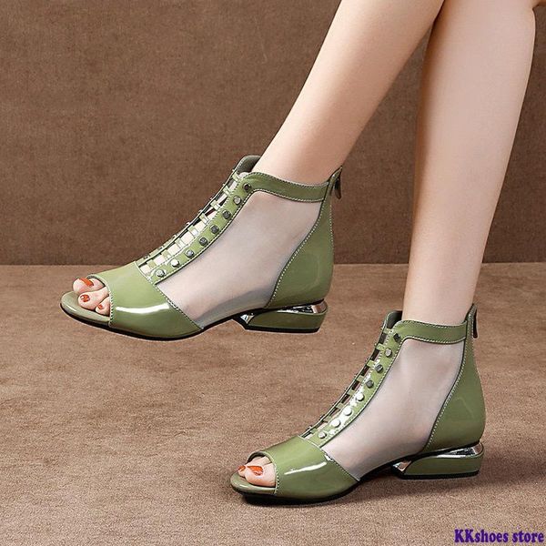 peep toe sandals boots,women pu leather summer mesh shoes,low heels,back zip,female footware,black,green,drop boots
peep toe sandals boots,women pu leather summer mesh shoes,low heels,back zip,female footware,black,green,drop boots