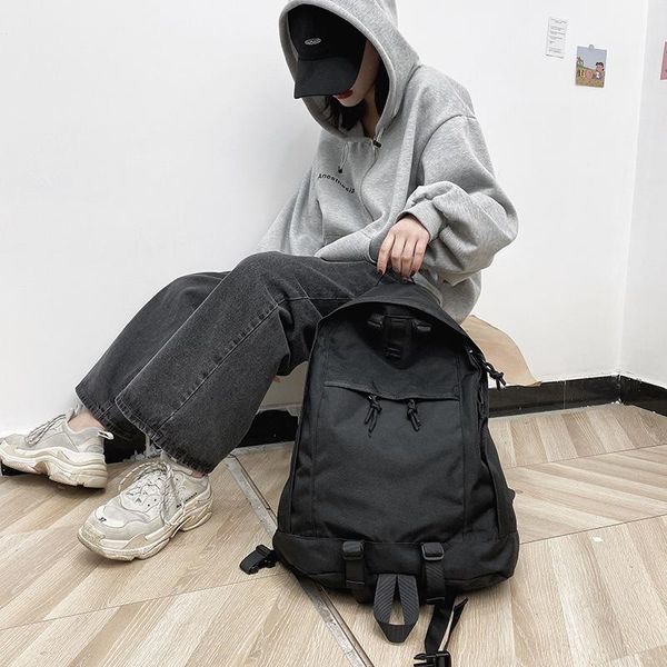 backpack college style large capacity all-match solid color student schoolbag boys and girls leisure travel
backpack college style large capacity all-match solid color student schoolbag boys and girls leisure travel