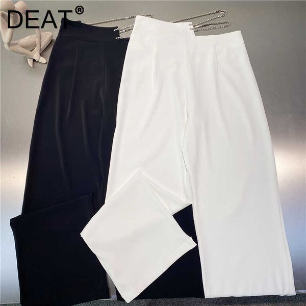 deat women high waist black asymmetrical chain pants arrivals temperament fashion spring summer 11d1025 210709, Black;white
deat women high waist black asymmetrical chain pants arrivals temperament fashion spring summer 11d1025 210709, Black;white