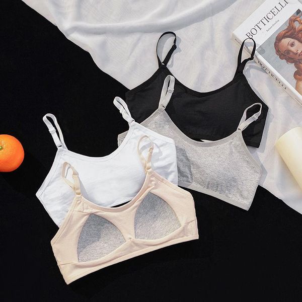 camisoles & tanks underwear female student korean version breast wrapping anti tarnish bra no steel ring thin large chest shows small, Black;white
camisoles & tanks underwear female student korean version breast wrapping anti tarnish bra no steel ring thin large chest shows small, Black;white