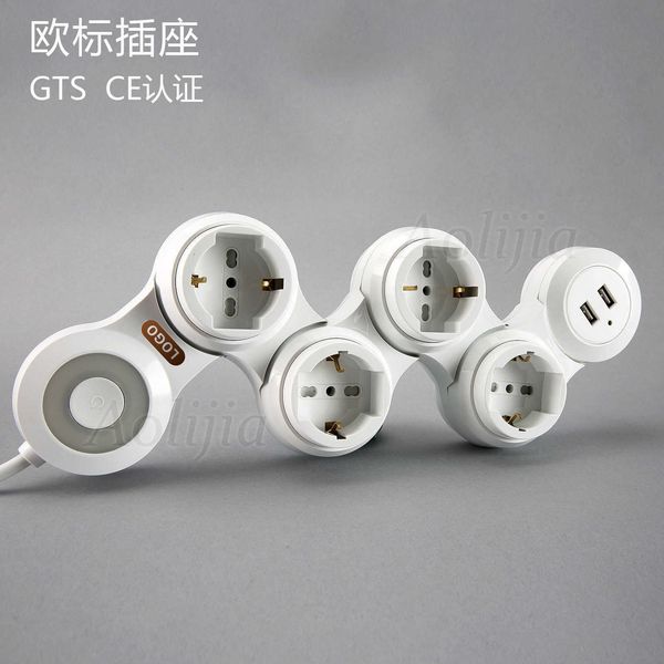 russian european standard household certification creative deformation row plug with usb charging concave jack
russian european standard household certification creative deformation row plug with usb charging concave jack
