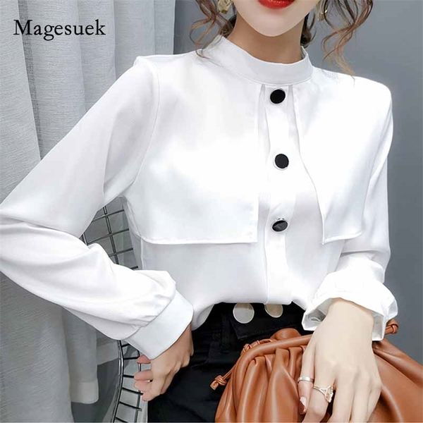 korean style loose women autumn chic blouse all-match long sleeve casual patchwork elegant shirts blusas mujer 10815 210518, White
korean style loose women autumn chic blouse all-match long sleeve casual patchwork elegant shirts blusas mujer 10815 210518, White